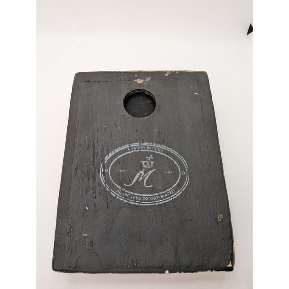 Sid Dickens Letter T Initials Block Cream and Black Wall Decor - Picture 3 of 5